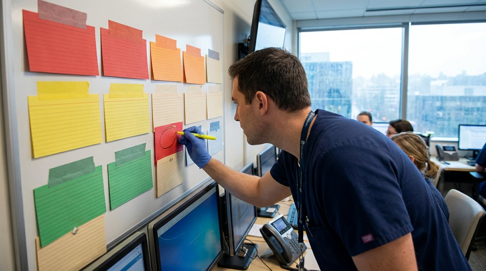Prioritizing urgent information instead of first-come, first-served processing