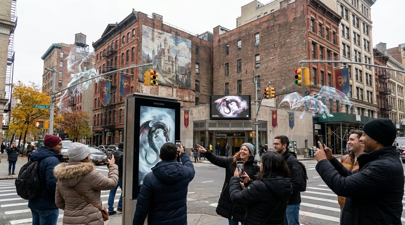 Snapchat brings the “House of the Dragon” AR campaign to New York
