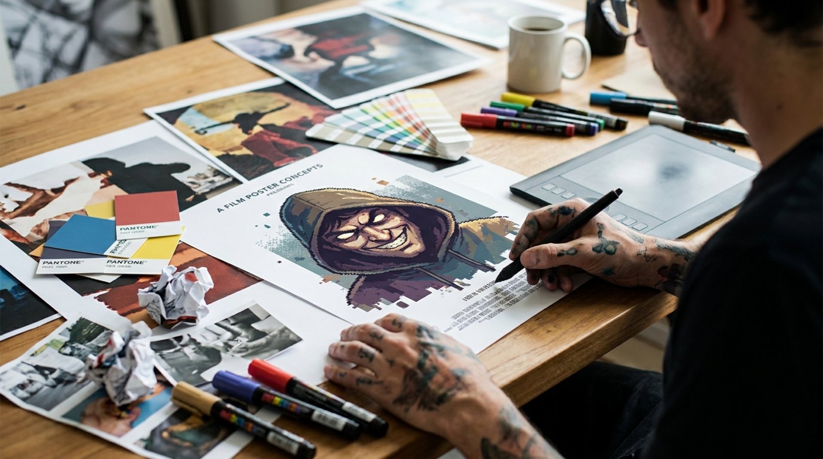 AI + Photoshop + Lightroom: poster phim cũng là một chiến trường sáng tạo mới