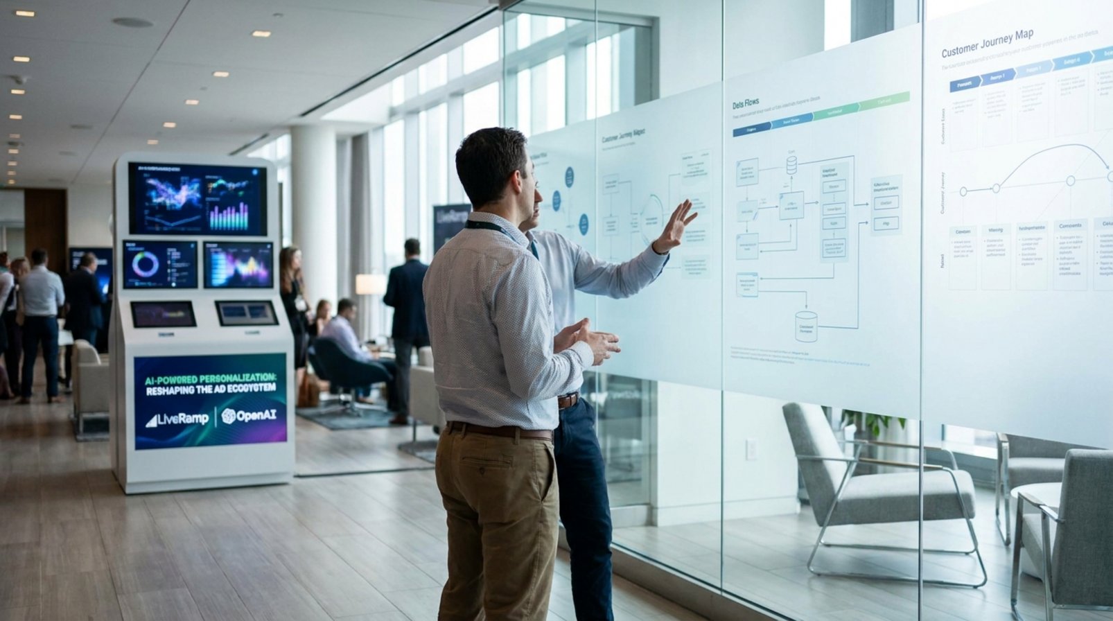 What did LiveRamp say about its partnership with OpenAI and the reshaping of the ad ecosystem?