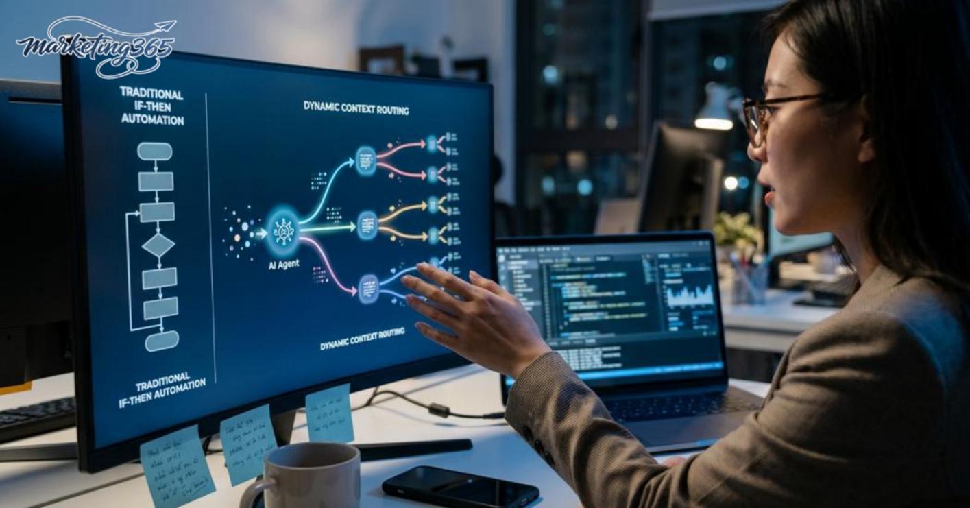 What is AI agent marketing automation, and how is it different from traditional automation?