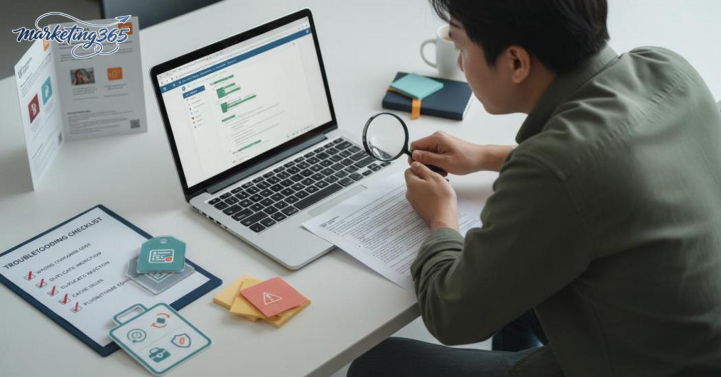 Những lỗi thường gặp khi cài Google Tag Manager cho WordPress