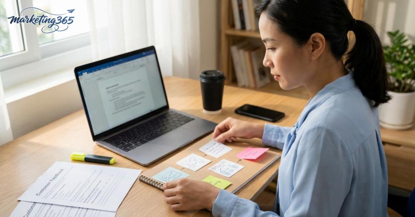 Write content storytelling step by step so beginners can apply it