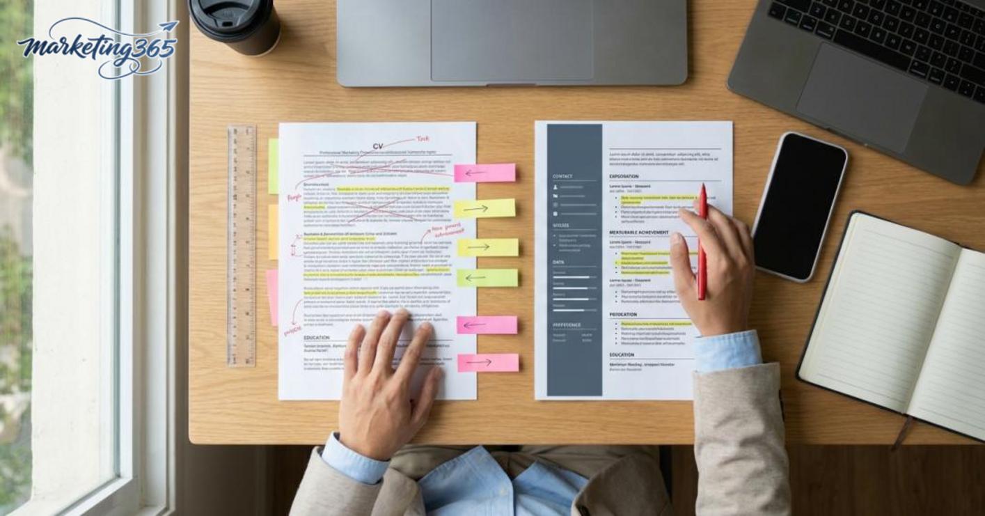 Mistakes that make a marketing CV get rejected at the first stage