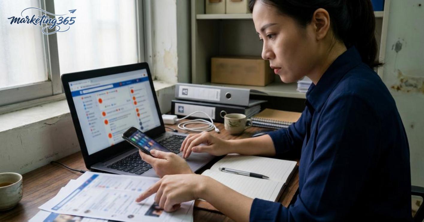 Managing negative comments, inbox messages, and rumors on Facebook in the right order of priority