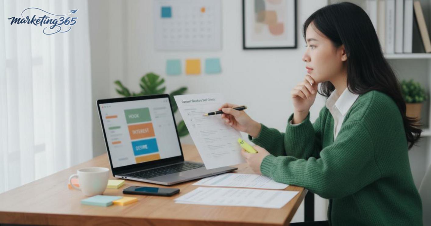 Ví dụ content theo công thức AIDA và cách tự kiểm tra xem đã đúng chưa