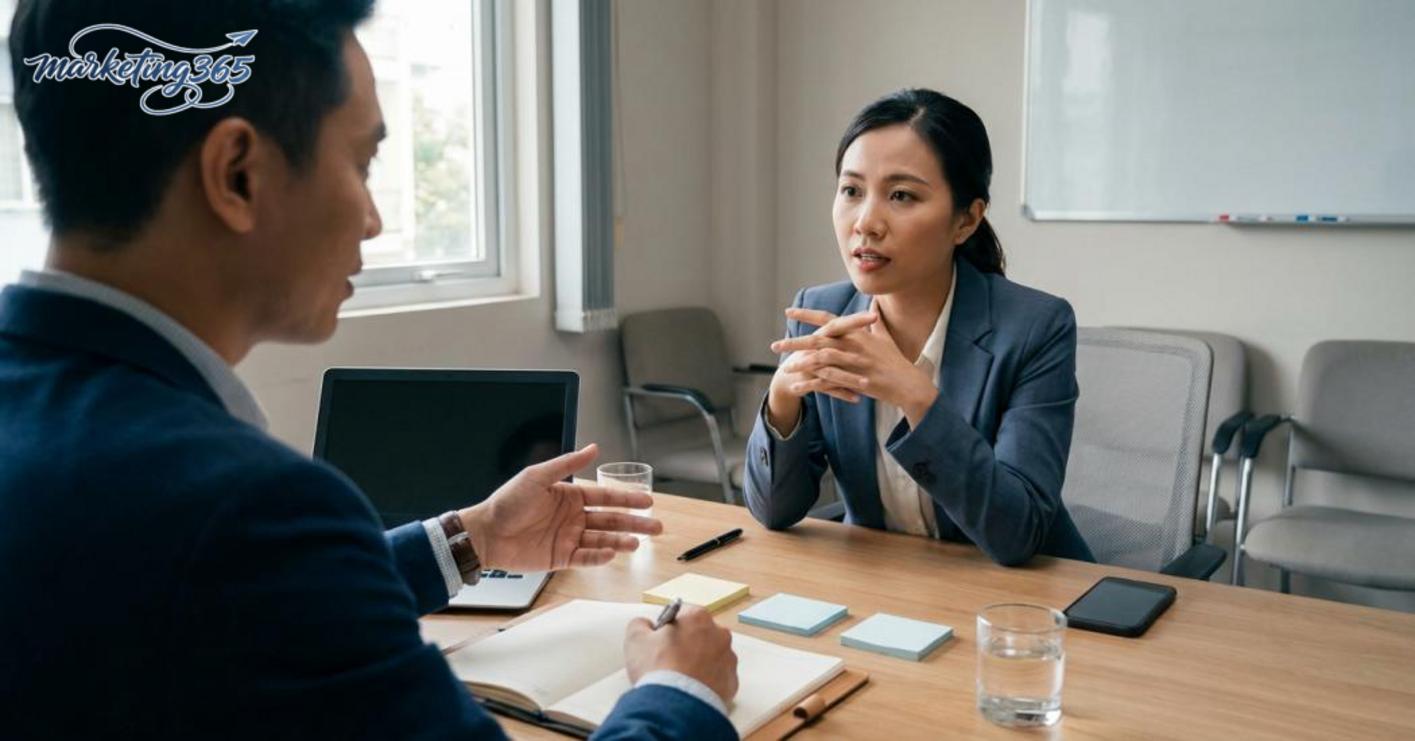 Bốn nhóm tiêu chí đánh giá năng lực marketer trên bảng chấm điểm