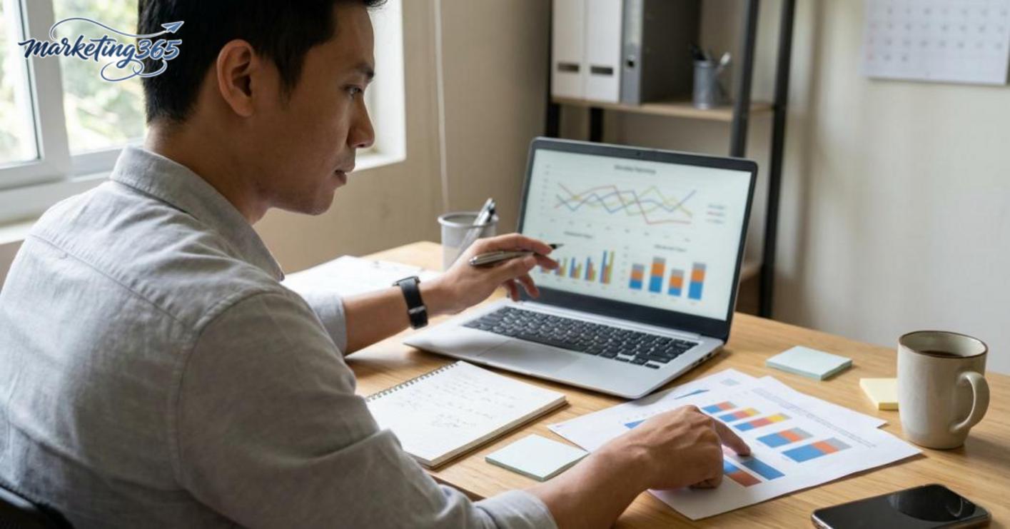 How should you read the fanpage insight report without misunderstanding the numbers?