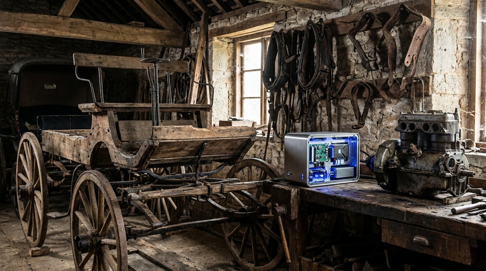 AI Is Like a Car with a New Engine but an Old Frame
