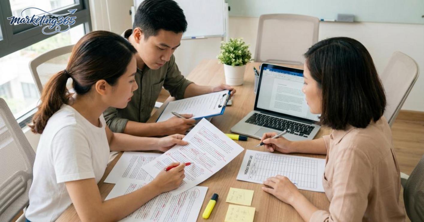 Cách xây quy trình hạn chế lỗi chính tả và ngữ pháp trong đội marketing