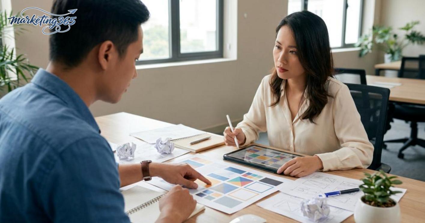 Đội marketing không mạnh visual thì thiệt ở đâu?