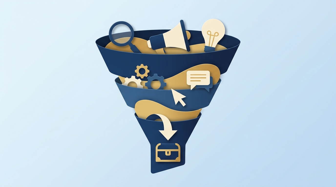 A detailed definition of the marketing funnel
