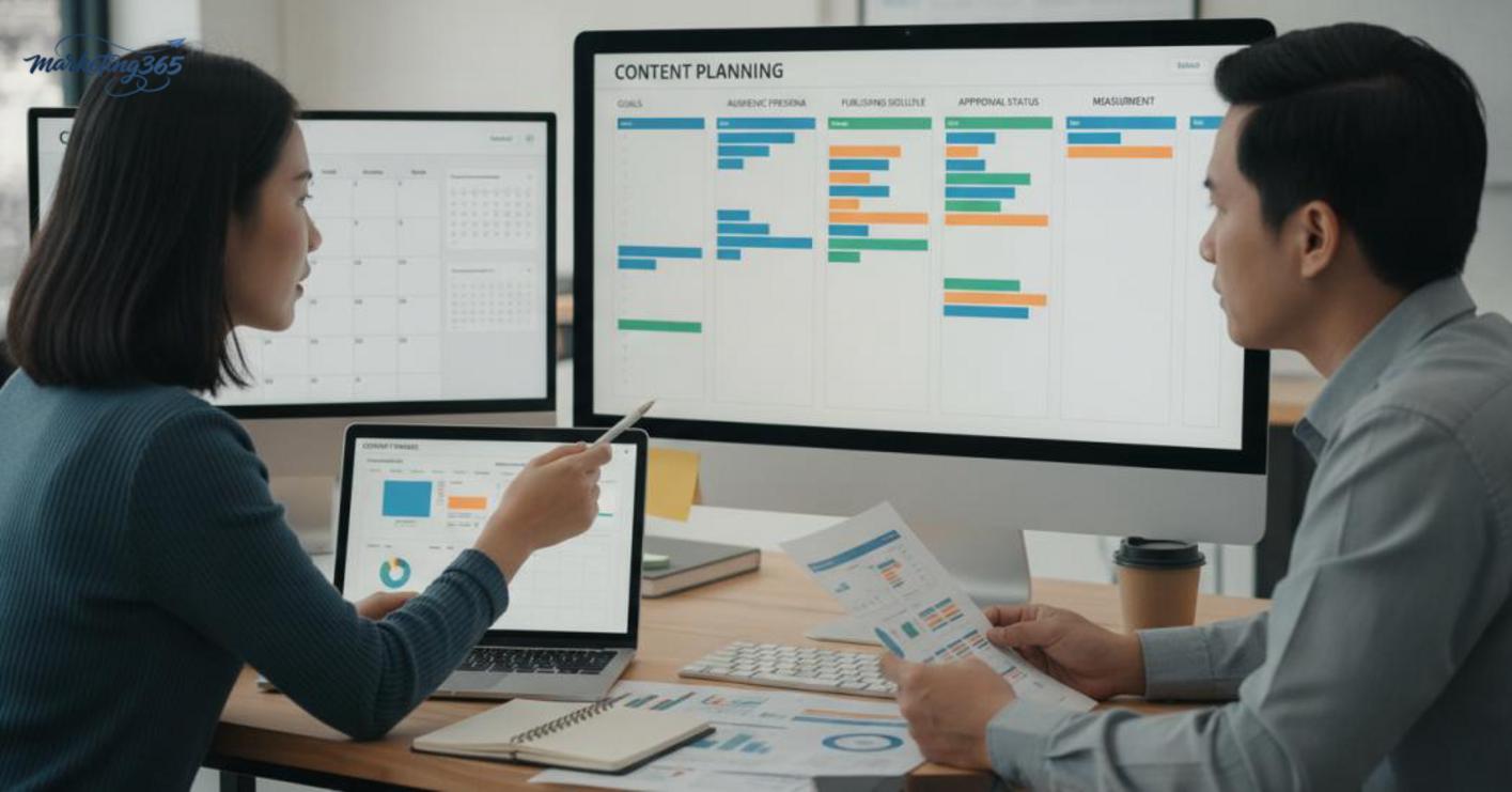 Một mẫu lập kế hoạch content cần có những phần nào?