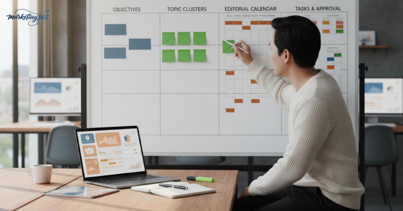 Cách xây mẫu lập kế hoạch content theo từng bước