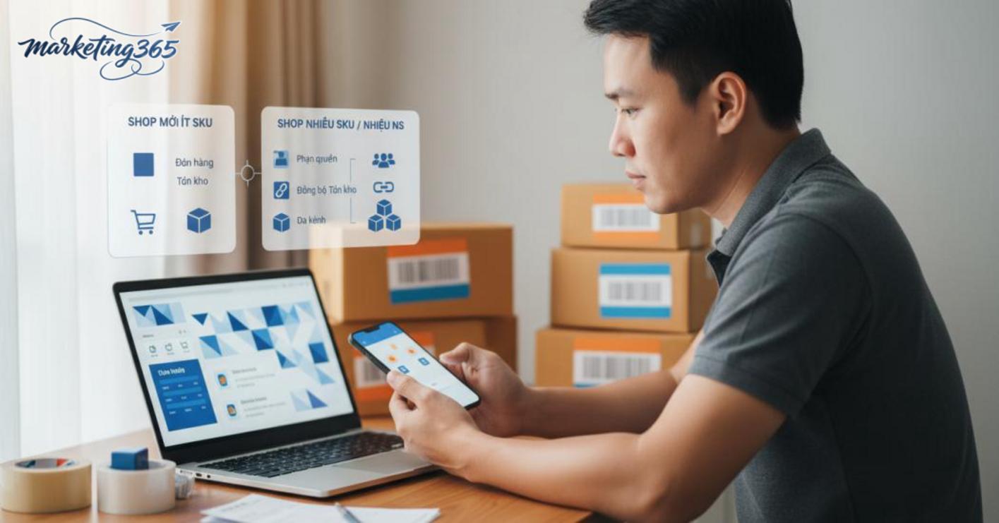 Cách chọn phần mềm quản lý bán hàng Shopee phù hợp với mô hình shop