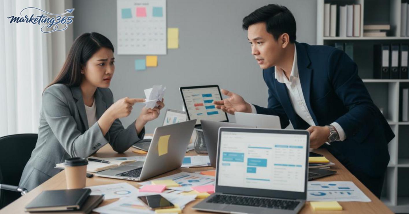 Vì sao nhóm làm việc dễ rối khi chưa có công cụ quản lý chung