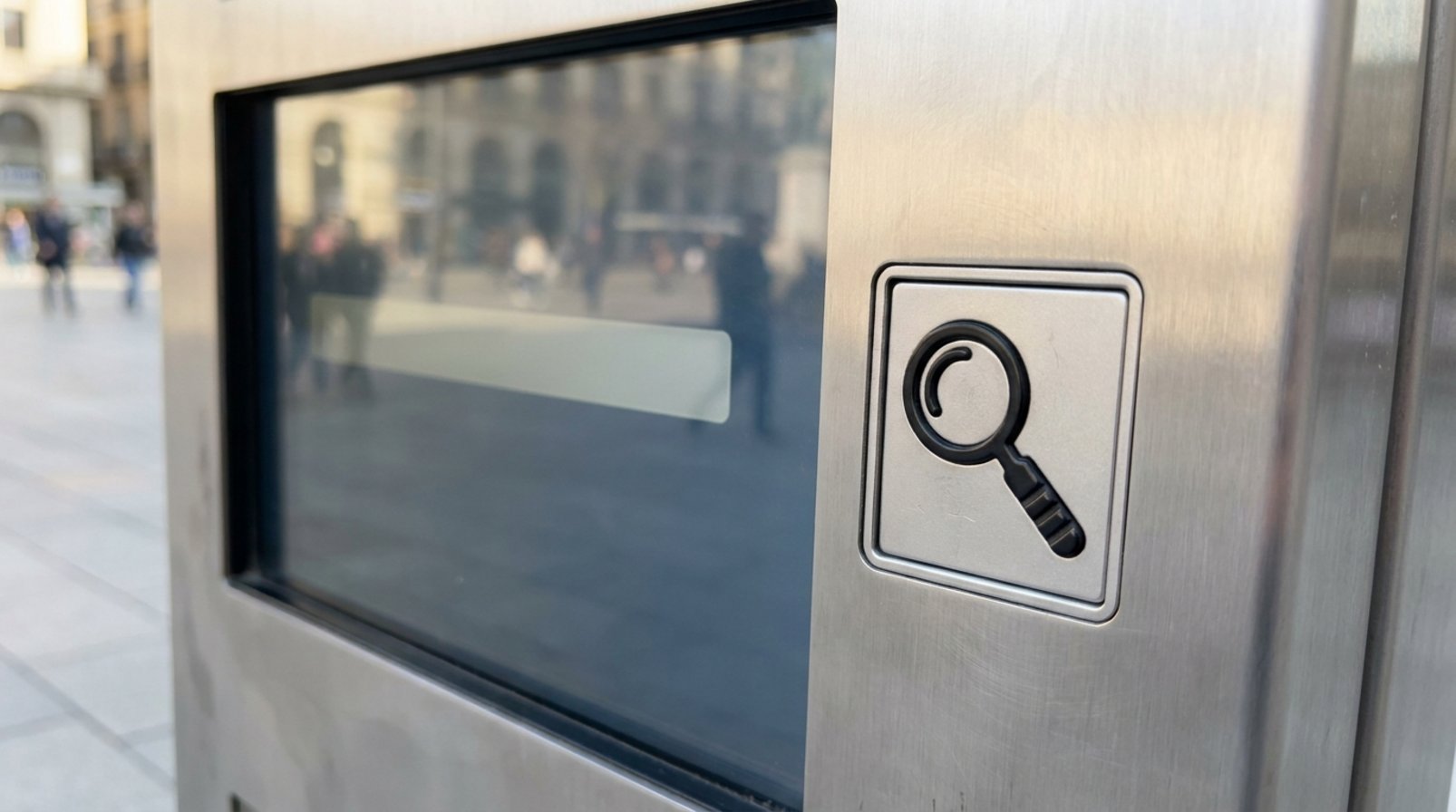Bing tests a black magnifying glass icon in the search box