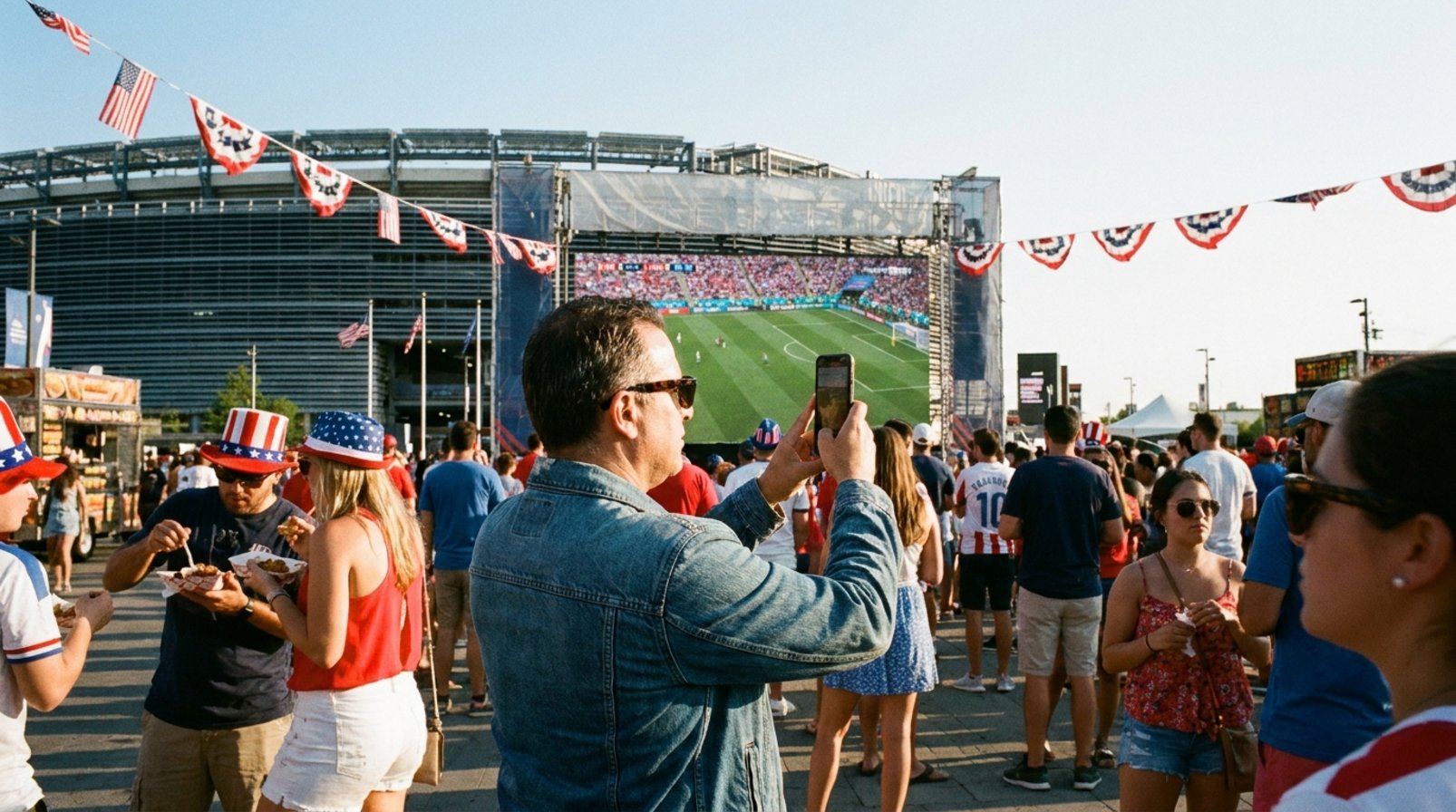 Sam Altman shares a World Cup moment