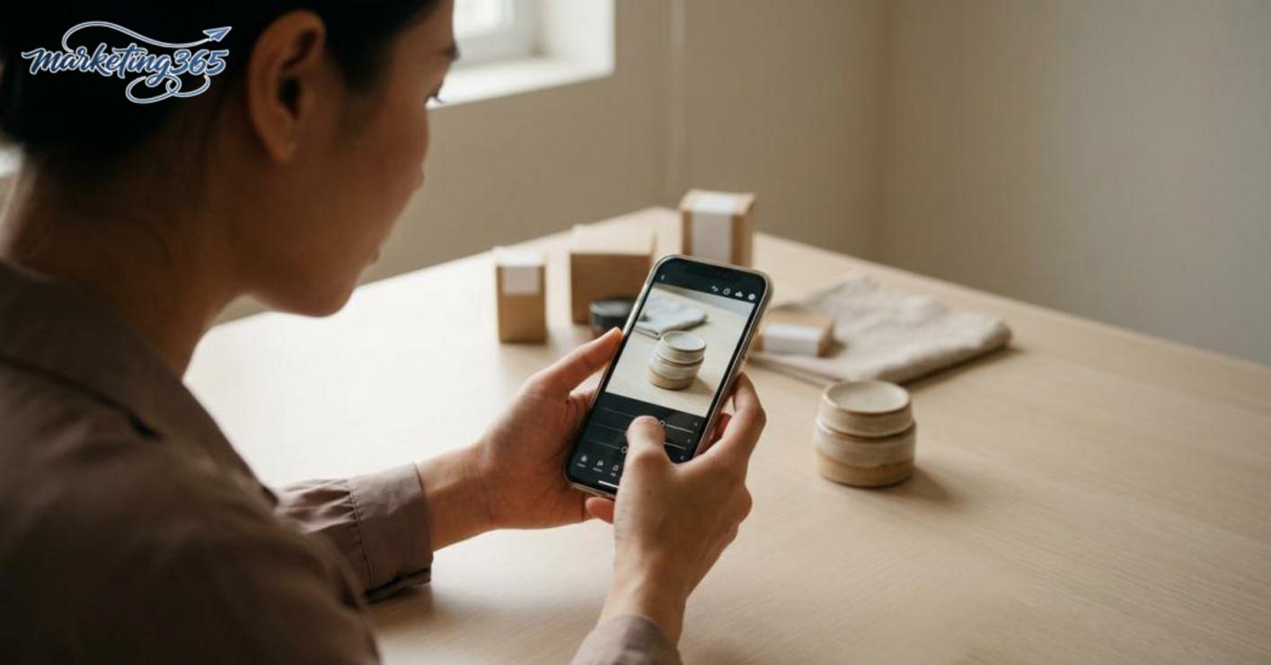 Editing product photos on a phone: do just enough to keep them clean, not “fake”