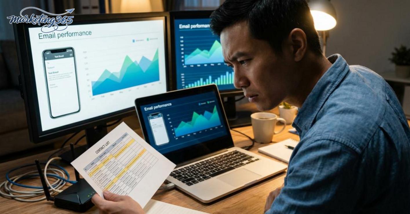 Những lỗi thường làm số liệu email marketing bị lệch
