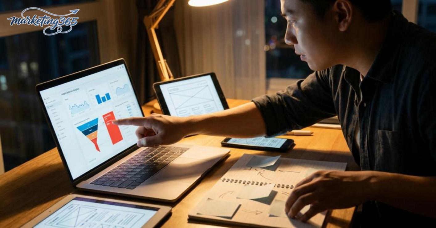 Từ dữ liệu sang hành động: cách dùng hành vi người dùng để tối ưu website