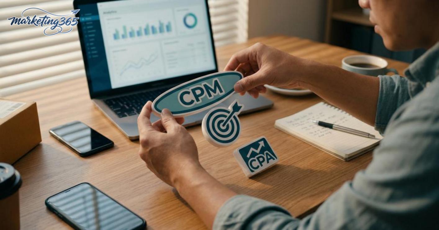 Comparing CPM with CPC and CPA to choose the right optimization approach