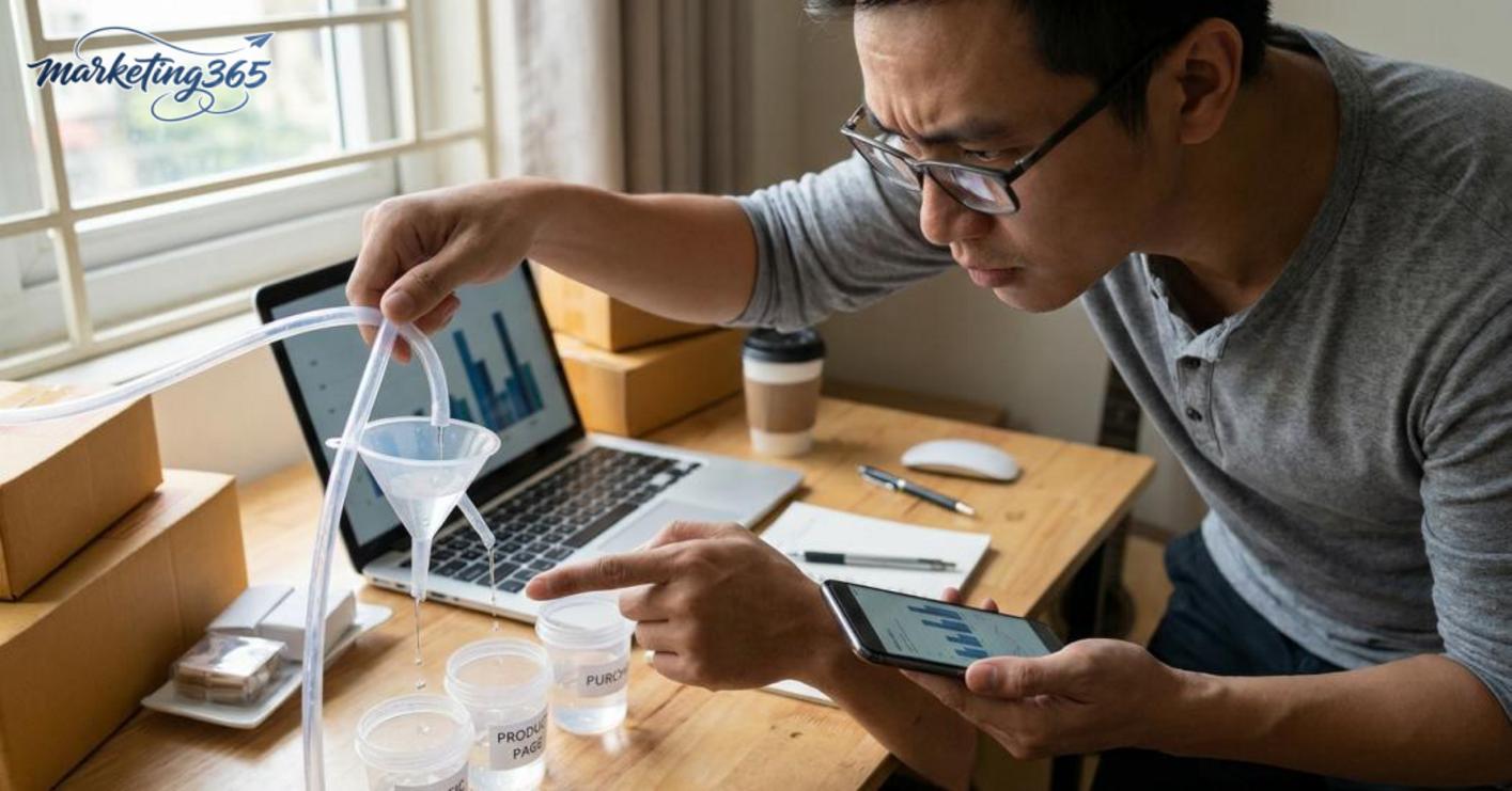 Where is an online shop’s sales funnel actually “leaking”?
