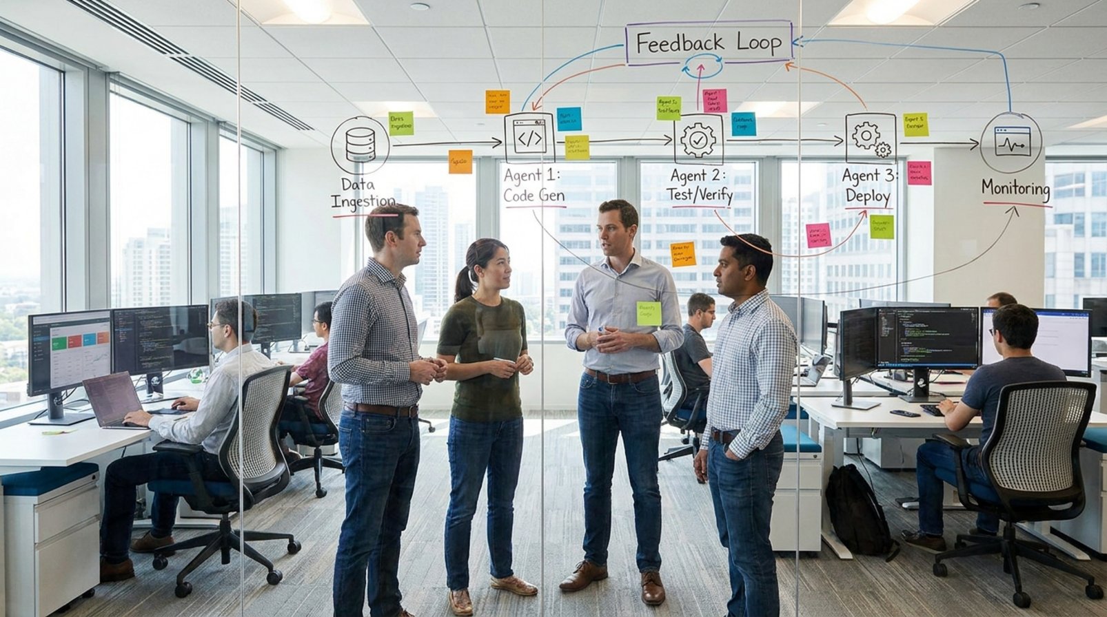 Có vẻ Grok Build đang được nâng cấp lên mô hình workflow nhiều agent