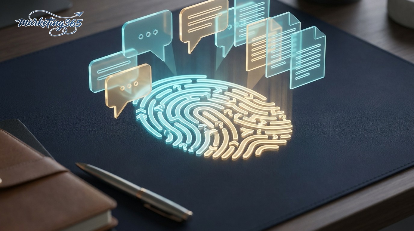 “Cognitive fingerprint”: capturing a thinking signature from real transcripts