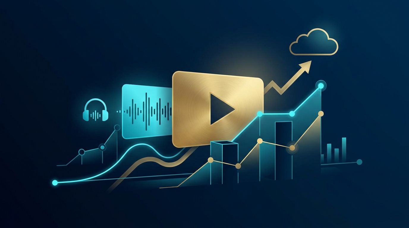 YouTube vượt Spotify trên thị trường podcast Anh: tín hiệu cho xu hướng video-first