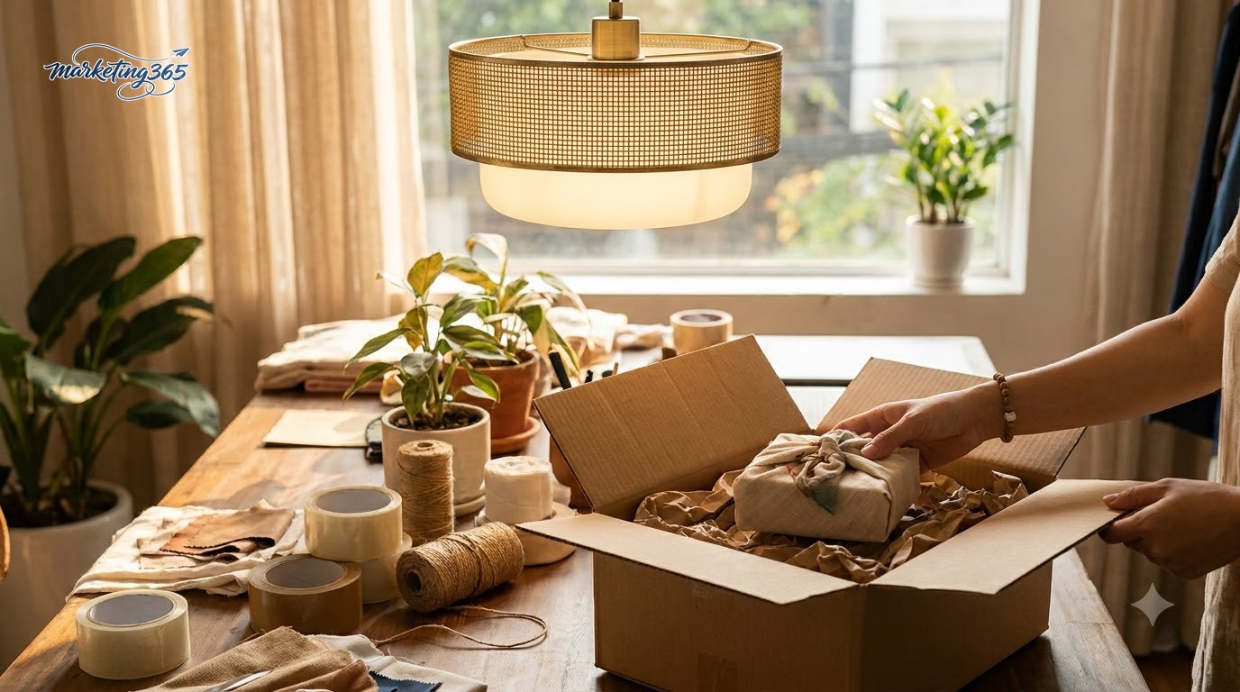 Một cửa hàng thời trang Việt tặng kèm để nâng giá trị đơn