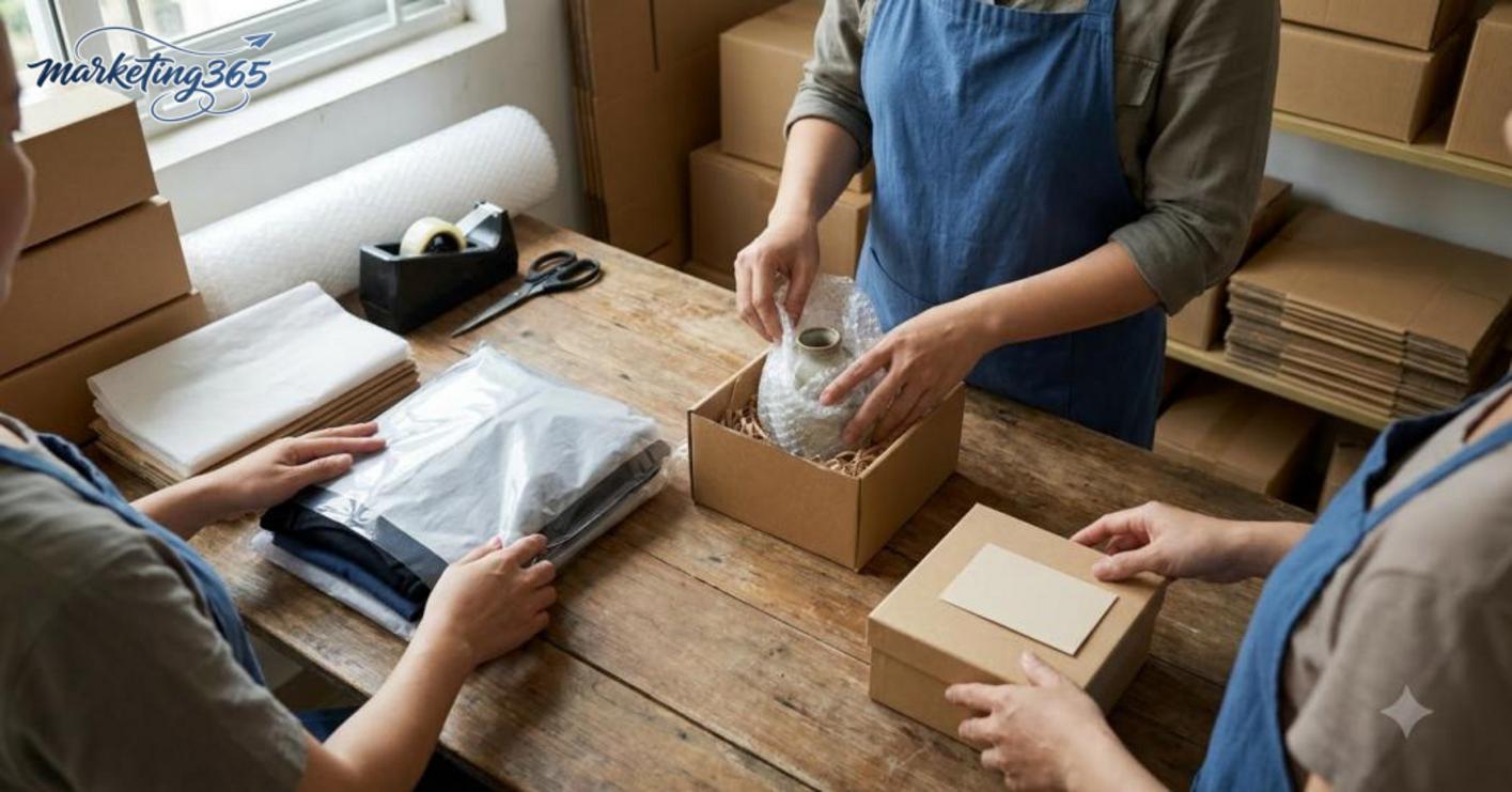 Cách đóng gói đẹp cho từng nhóm hàng hay gặp