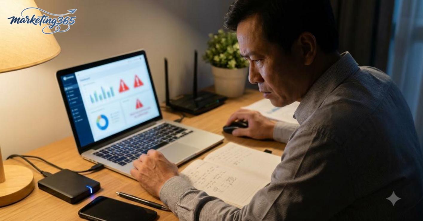 Cách kiểm tra lỗi website, cảnh báo bảo mật và tác vụ thủ công