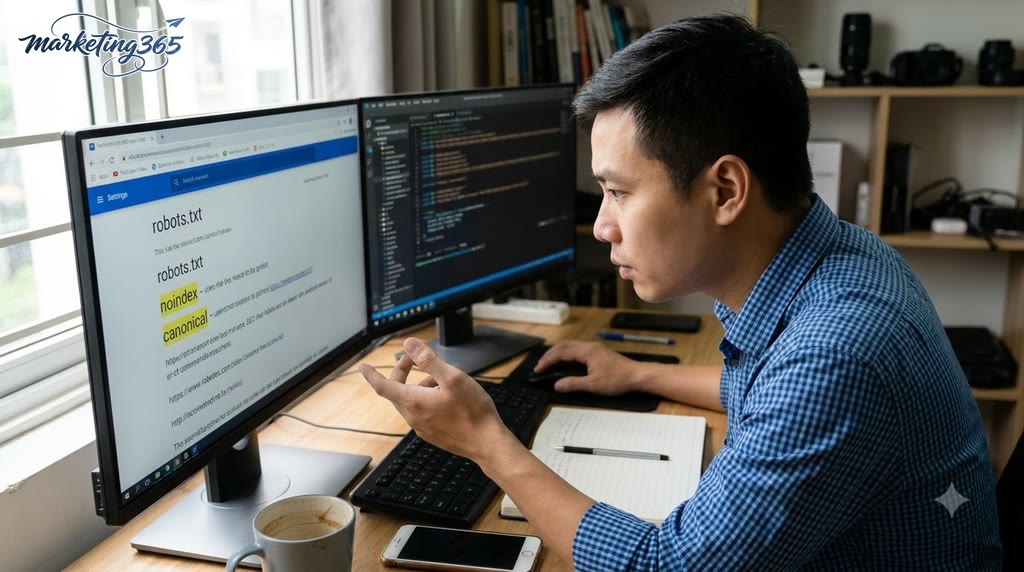 Kiểm tra nhanh ba điểm kỹ thuật hay làm Google không index bài viết