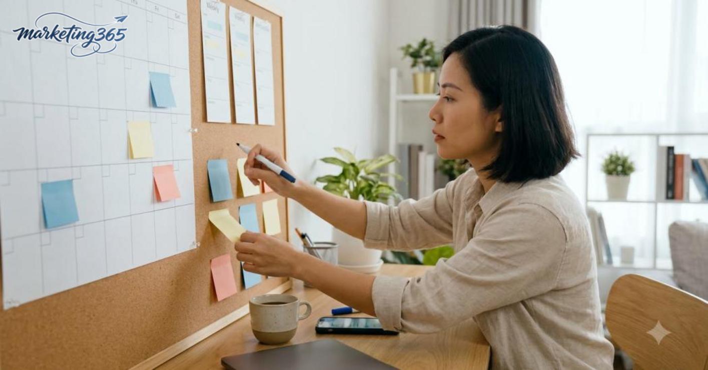 Biến kế hoạch tháng thành lịch đăng bài fanpage theo tuần và theo ngày ra sao?
