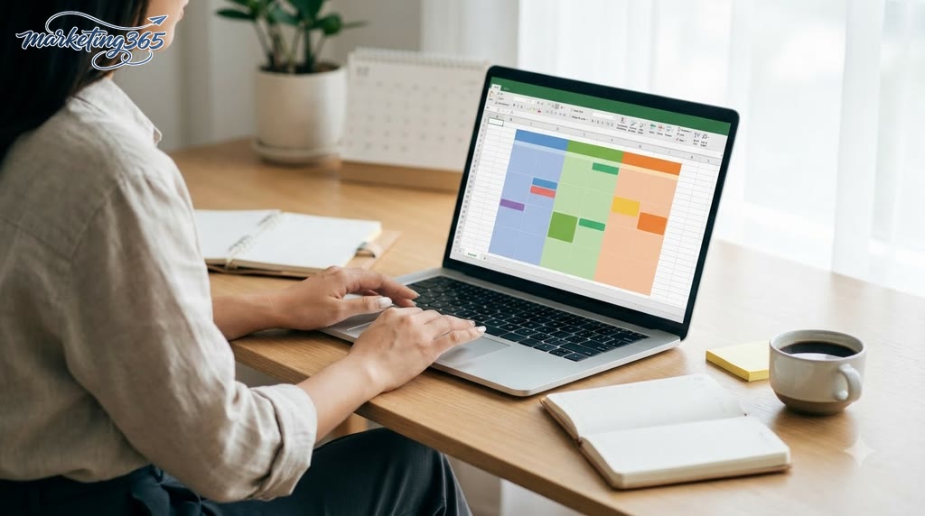 Mẫu content calendar tối thiểu nên có những cột nào