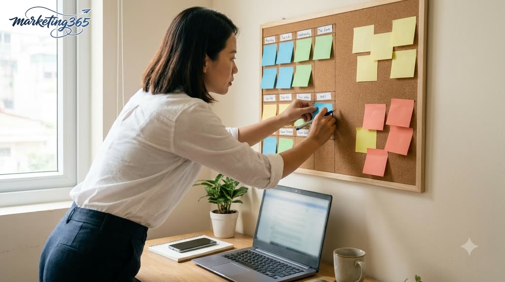 Cách chia chủ đề và ngày đăng trong content calendar cho dễ làm, dễ theo dõi
