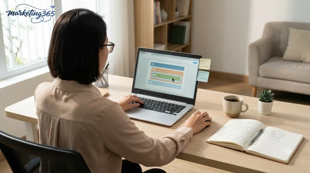 Cách tối ưu heading cho từng cấp độ khi viết bài mới hoặc sửa bài cũ