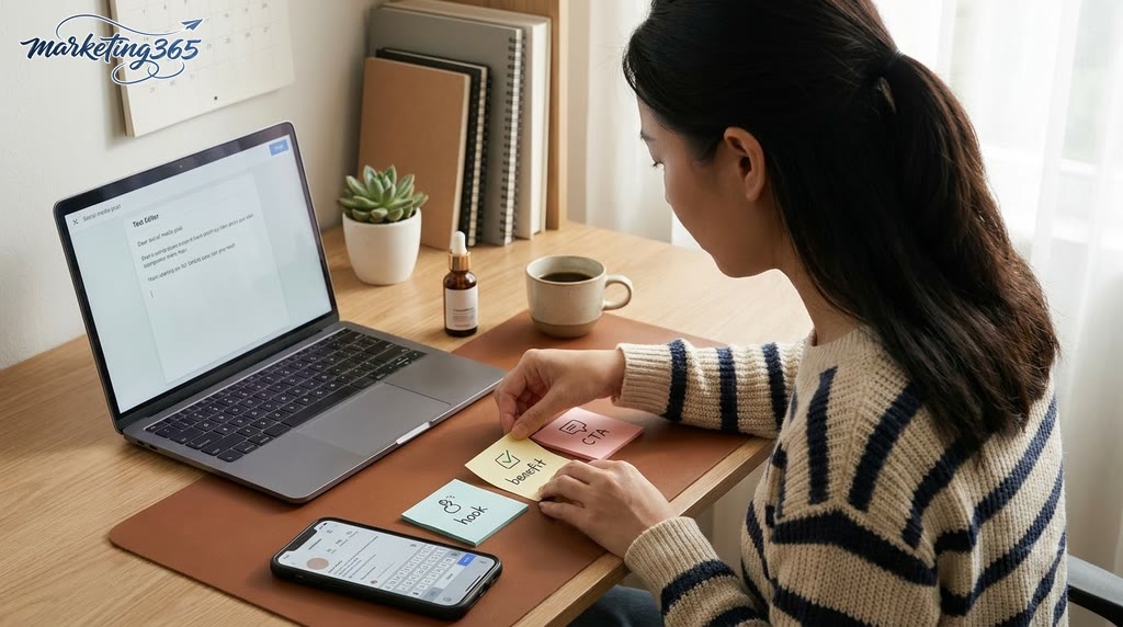 Cách viết caption bán hàng ngắn gọn theo khung 3 phần