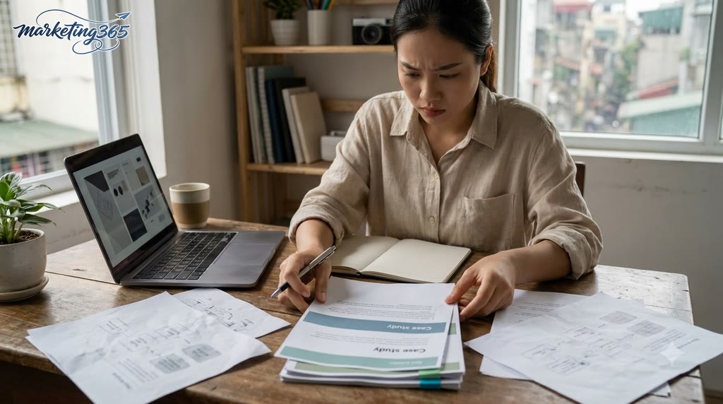 Cách chọn dự án và case study để portfolio không bị loãng