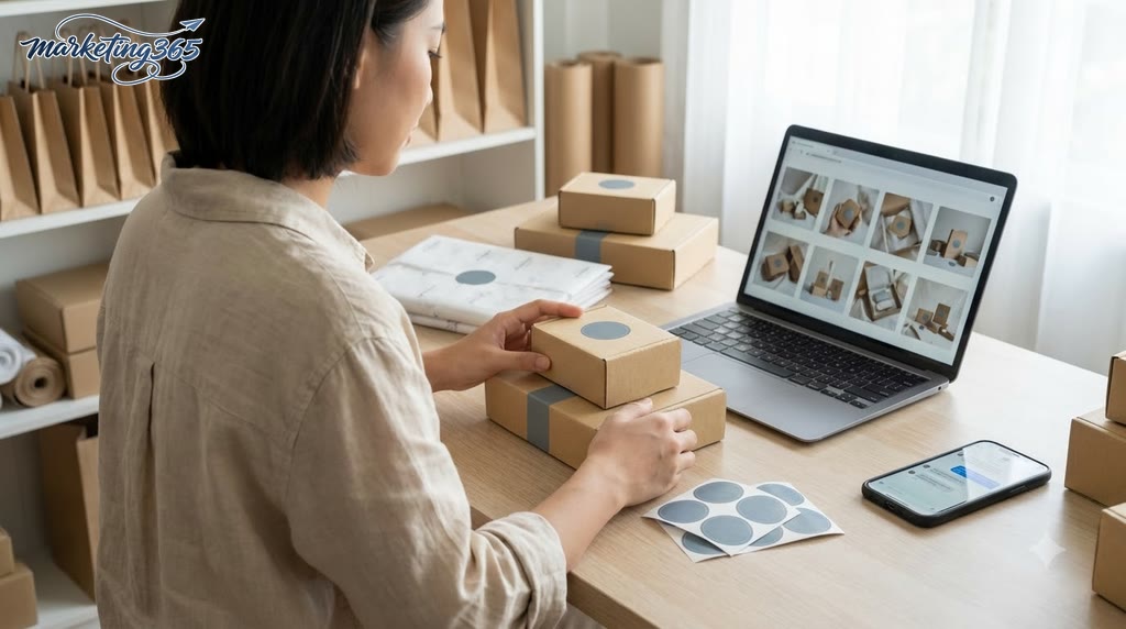 Xây dựng nhận diện shop online để khách nhìn là nhớ
