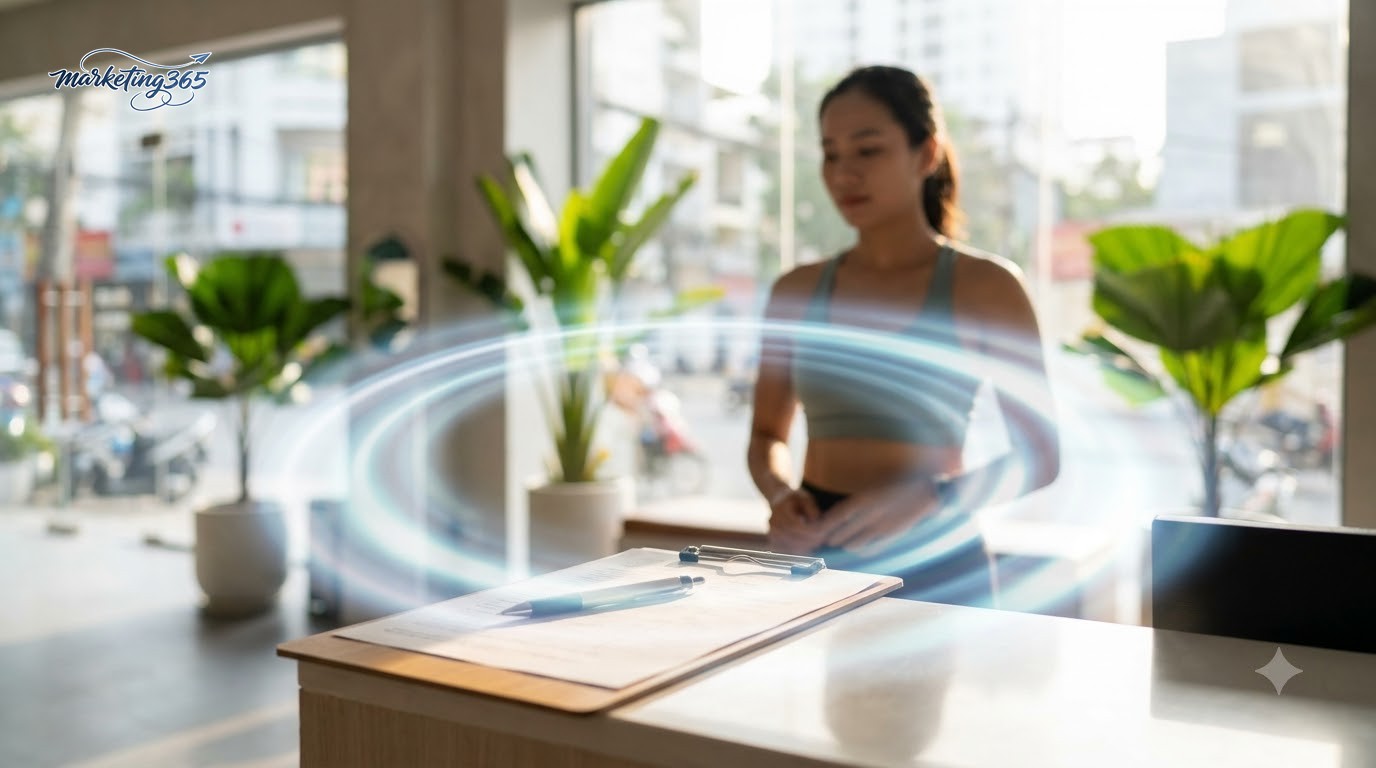 Một phòng tập ở TP.HCM mời khách đăng ký buổi thử