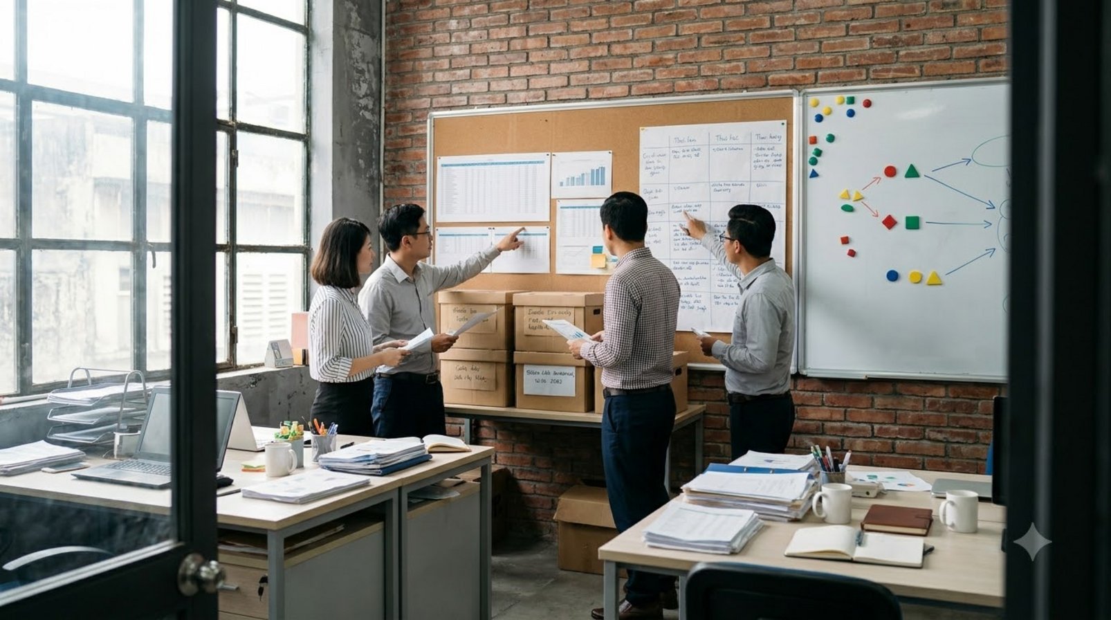 Nhóm marketing Việt Nam xem phiếu hỗ trợ khách hàng, đơn hàng và báo cáo chiến dịch trên tường