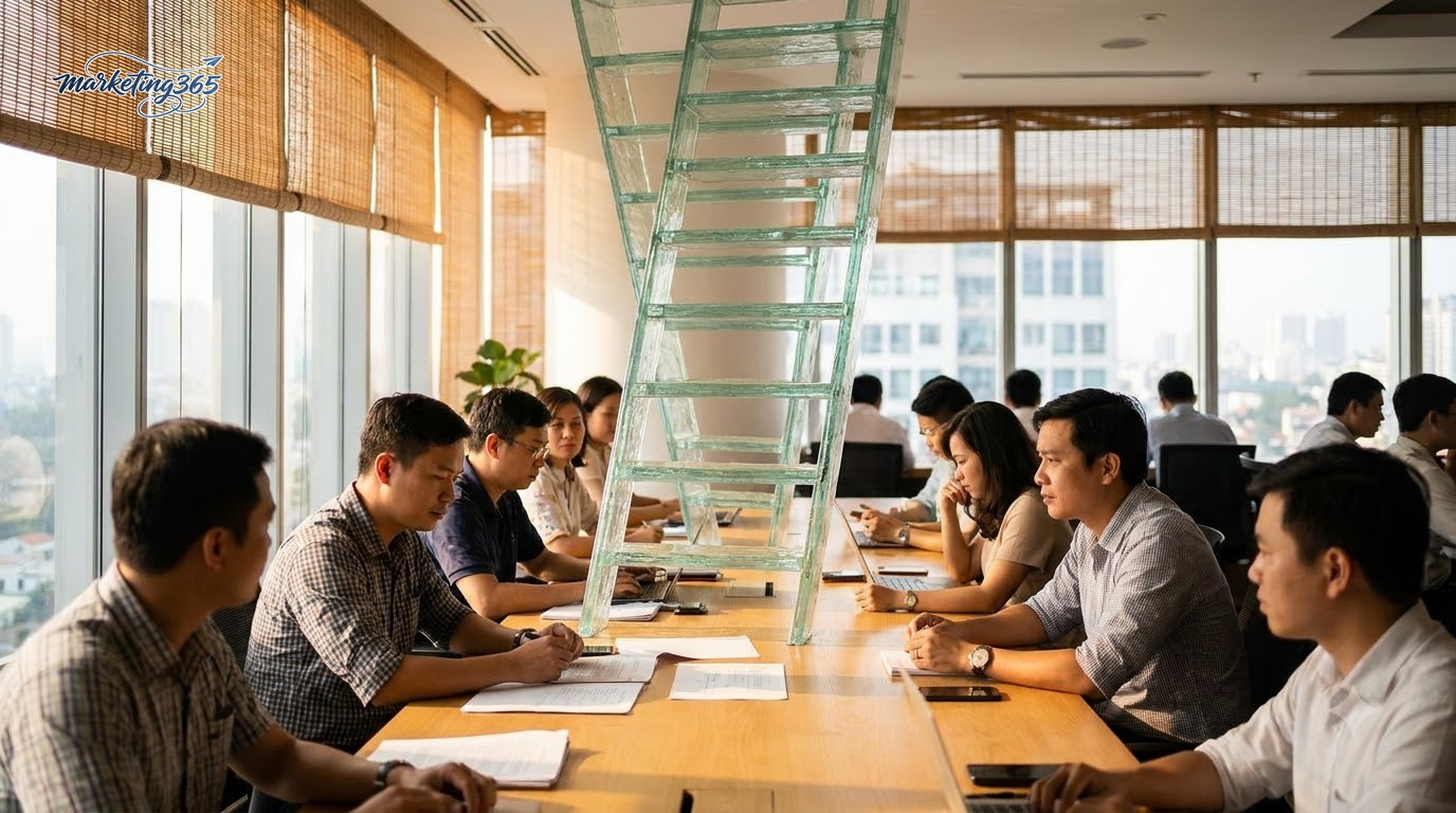 Một agency ở TP.HCM soát lại mục tiêu theo quý