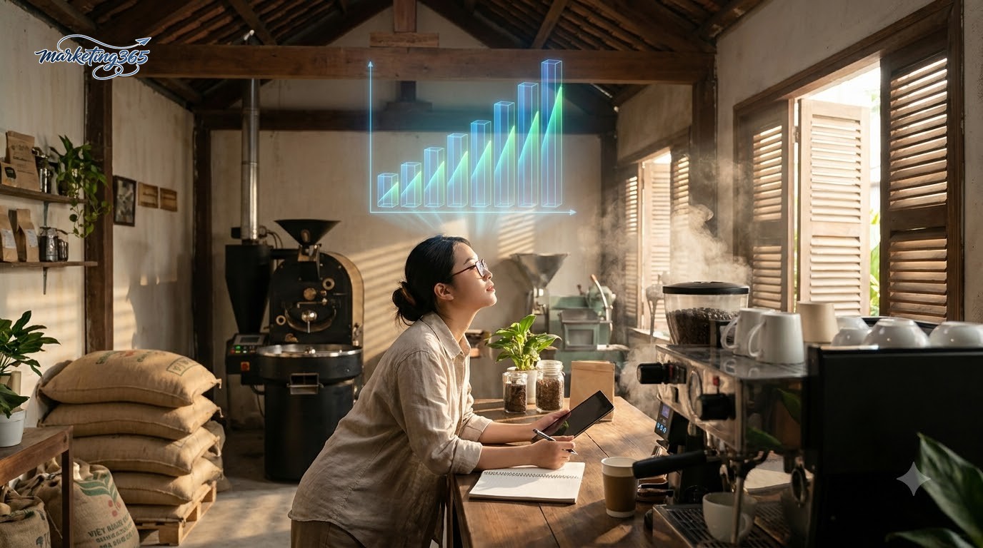 Một thương hiệu Việt theo dõi lượng truy cập tăng dần