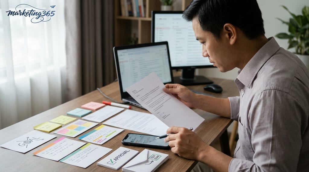 Quy trình áp dụng AI cá nhân hóa email marketing theo thứ tự an toàn