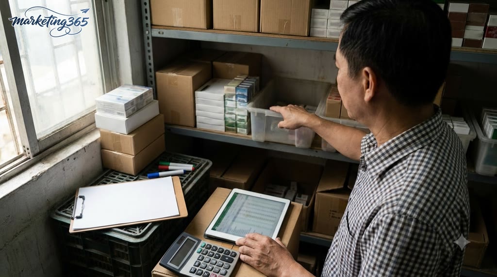 Thiết lập mức tồn tối thiểu để không đứt hàng giữa chừng