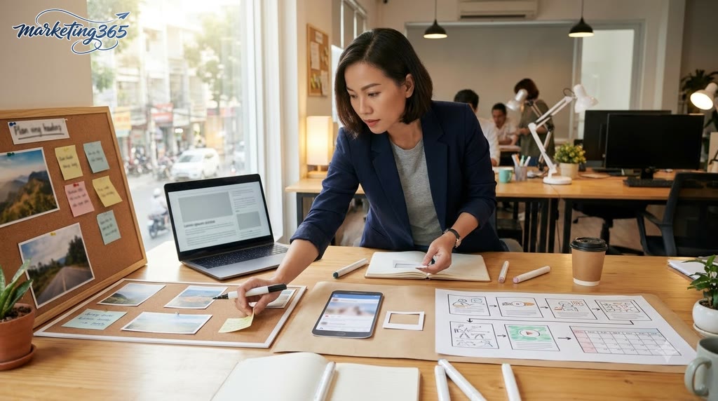 Áp dụng tư duy sáng tạo vào content, social và campaign ra sao?