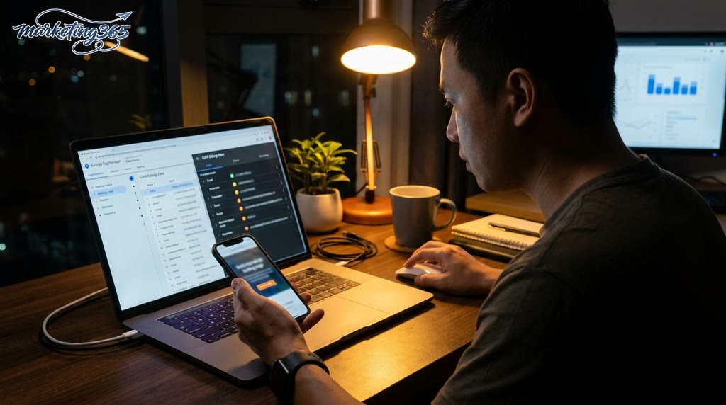Thiết lập sự kiện phổ biến bằng Google Tag Manager
