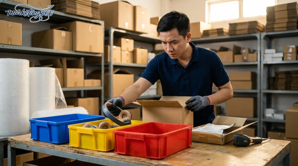 Kiểm tra và phân loại hàng bị trả lại trước khi nhập kho